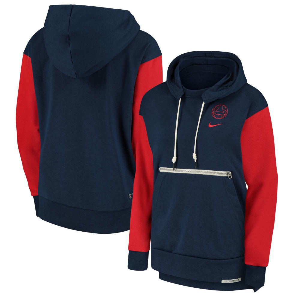 Paris Saint-Germain Women's Standard Issue Pullover Hoodie - Nike Navy/Red