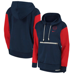 Paris Saint-Germain Women's Standard Issue Pullover Hoodie - Nike Navy/Red