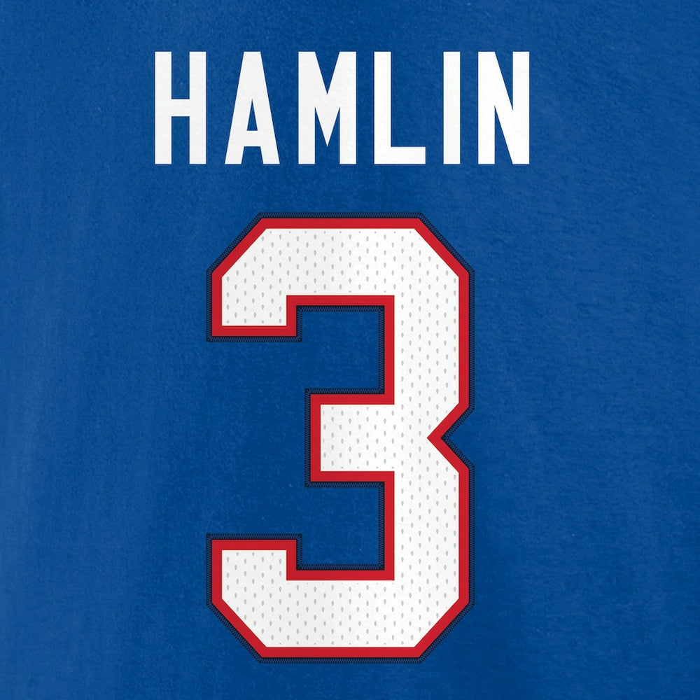 Damar Hamlin  Icon Name & Number T-Shirt - Buffalo Bills