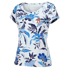 MLB Boston Red Sox Tommy Bahama Women's Aubrey Romantic Blooms IslandZone T-Shirt