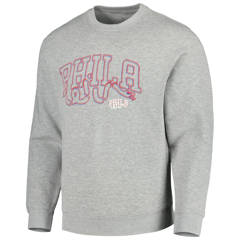 NBA Philadelphia 76ers Stadium Essentials Unisex Element Logo Pop Pullover Sweatshirt