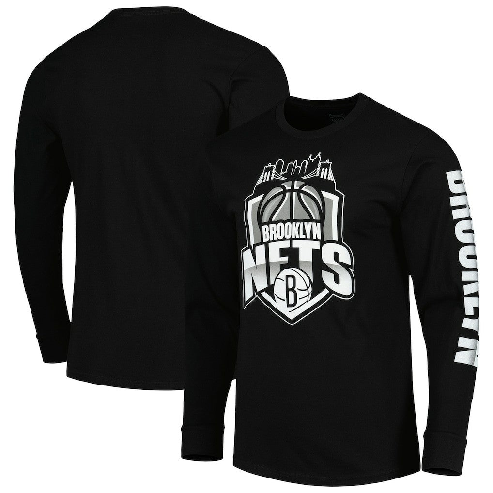 NBA Brooklyn Nets Stadium Essentials Unisex NBA Crest Long Sleeve T-Shirt
