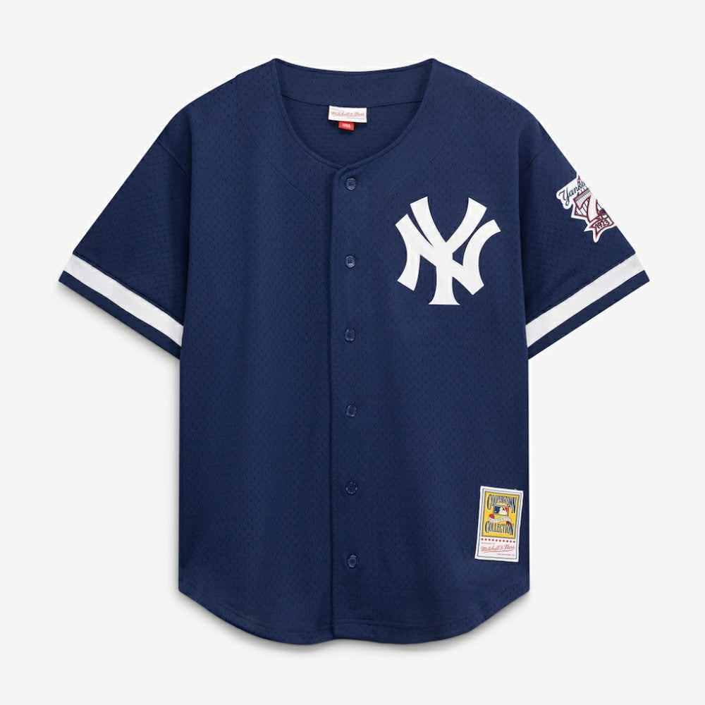 MLB Mariano Rivera New York Yankees Mitchell & Ness Cooperstown Collection Mesh Batting Practice Button-Up Jersey