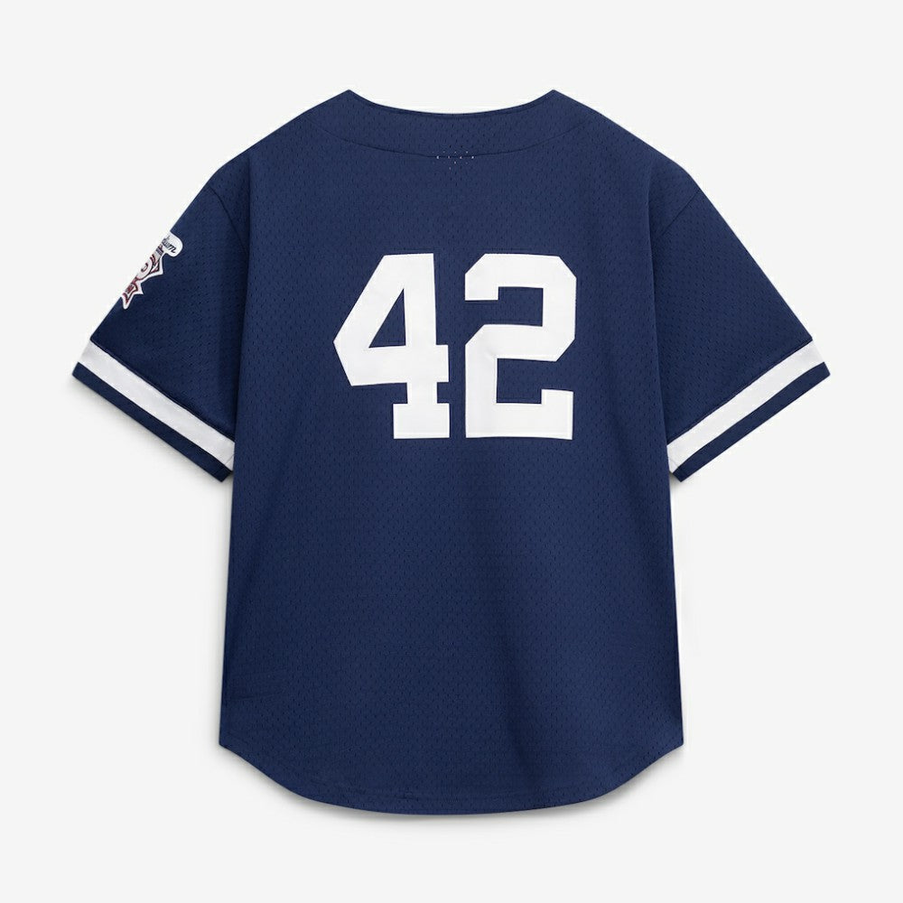 MLB Mariano Rivera New York Yankees Mitchell & Ness Cooperstown Collection Mesh Batting Practice Button-Up Jersey