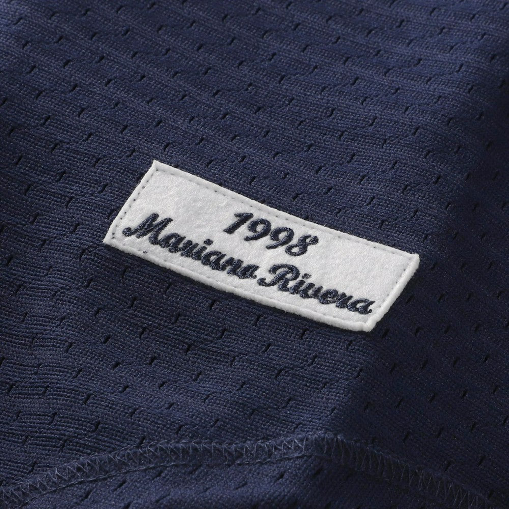 MLB Mariano Rivera New York Yankees Mitchell & Ness Cooperstown Collection Mesh Batting Practice Button-Up Jersey