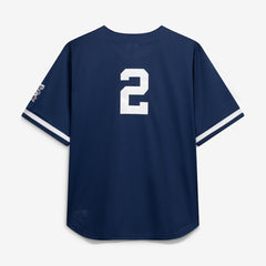 MLB Derek Jeter New York Yankees Mitchell & Ness Cooperstown Collection Mesh Batting Practice Button-Up Jersey