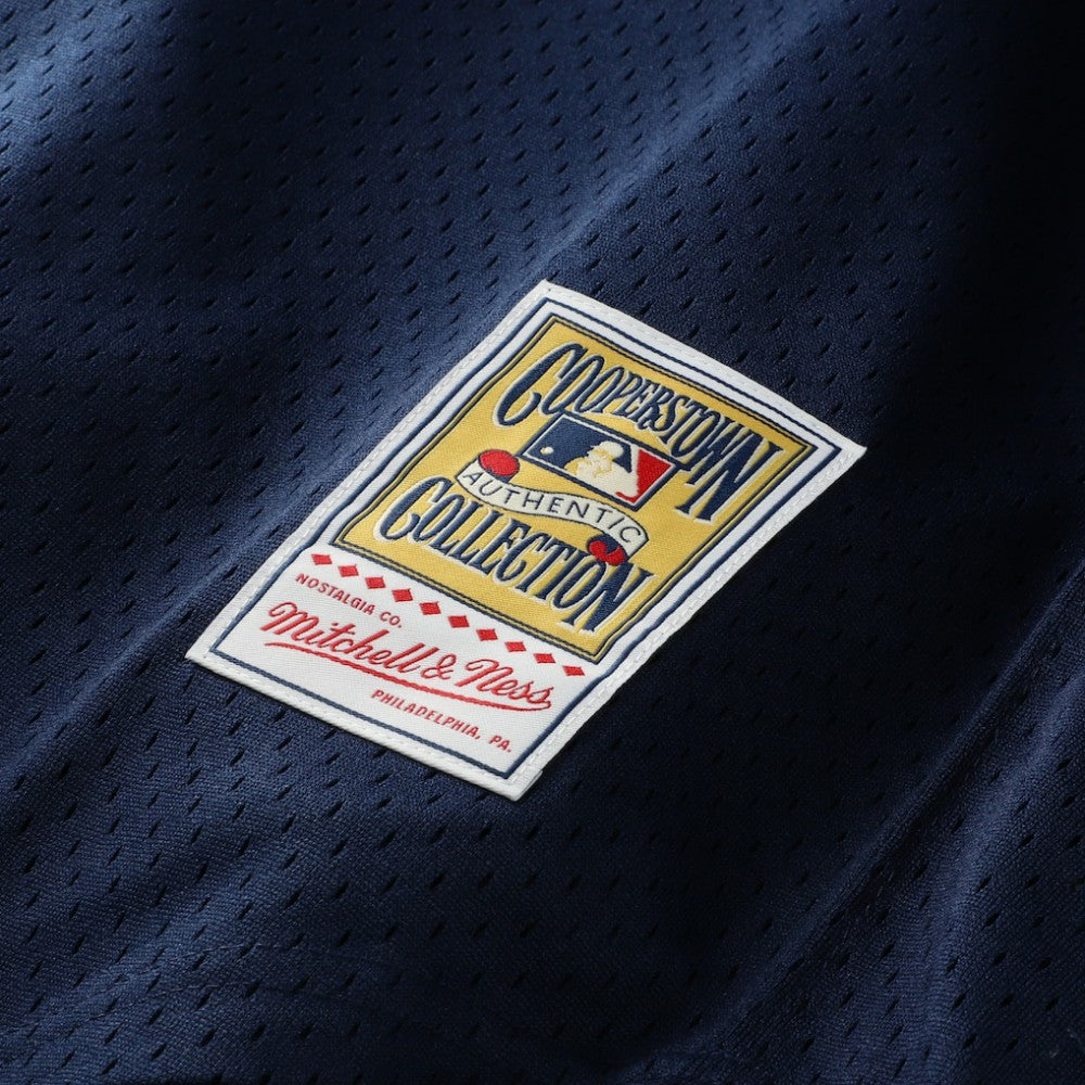 MLB Derek Jeter New York Yankees Mitchell & Ness Cooperstown Collection Mesh Batting Practice Button-Up Jersey
