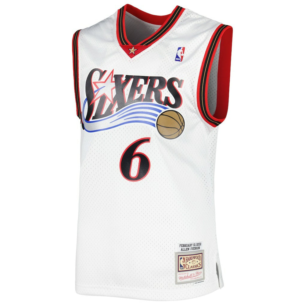 NBA Allen Iverson Philadelphia 76ers 2002/03 Hardwood Classics Swingman Jersey