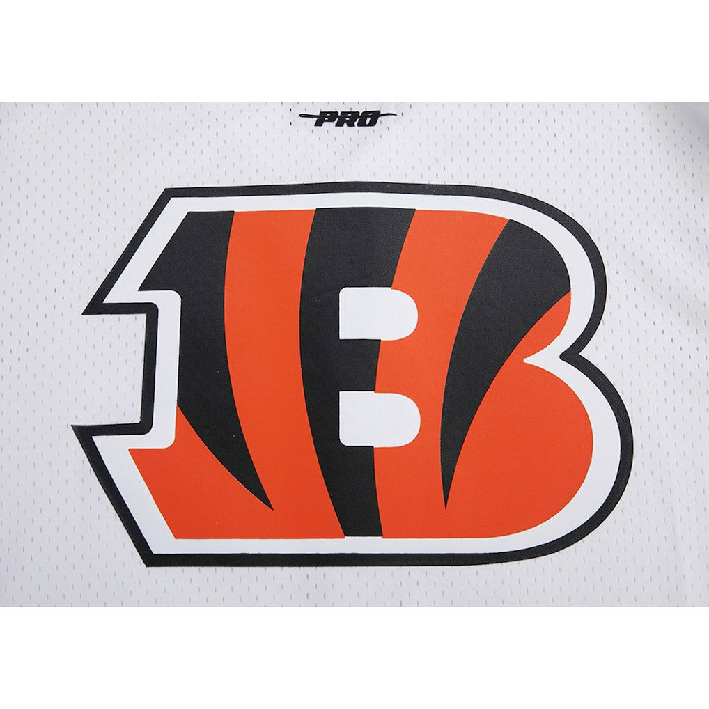 Joe Burrow  Pro Standard Mesh Baseball Button-Up T-Shirt - Cincinnati Bengals