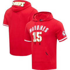 Patrick Mahomes  Pro Standard Player Name & Number Hoodie T-Shirt - Kansas City Chiefs