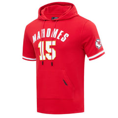 Patrick Mahomes  Pro Standard Player Name & Number Hoodie T-Shirt - Kansas City Chiefs