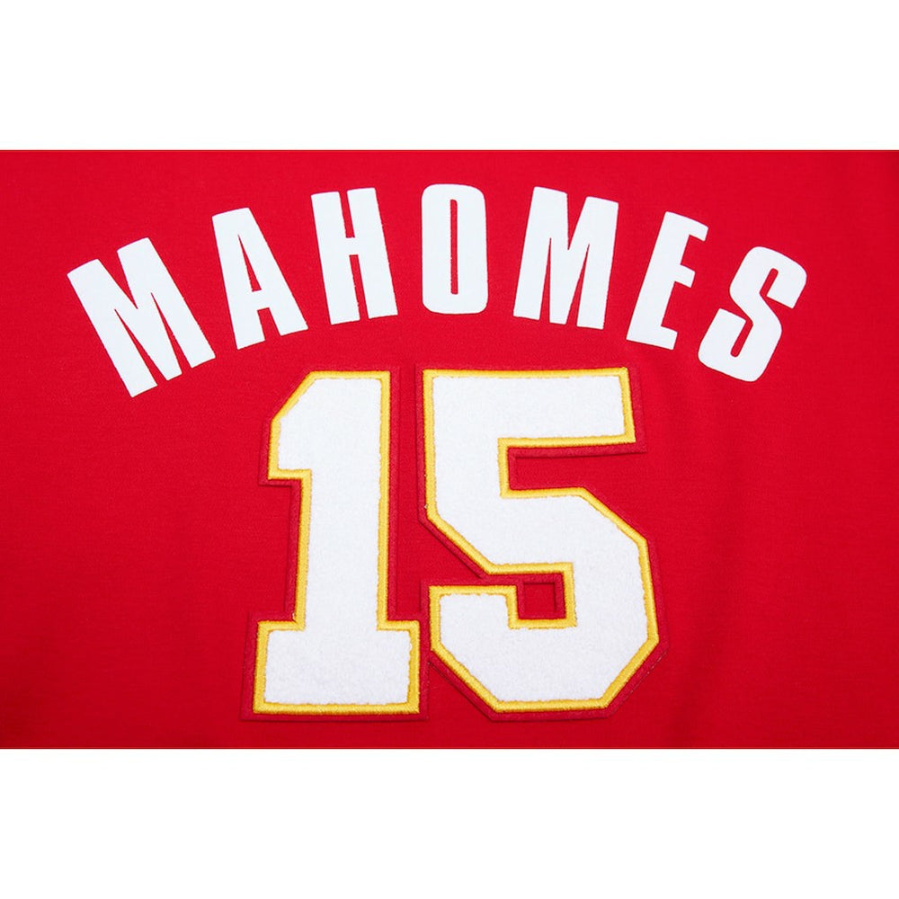 Patrick Mahomes  Pro Standard Player Name & Number Hoodie T-Shirt - Kansas City Chiefs