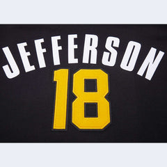 Justin Jefferson  Pro Standard Player Name & Number Hoodie T-Shirt - Minnesota Vikings