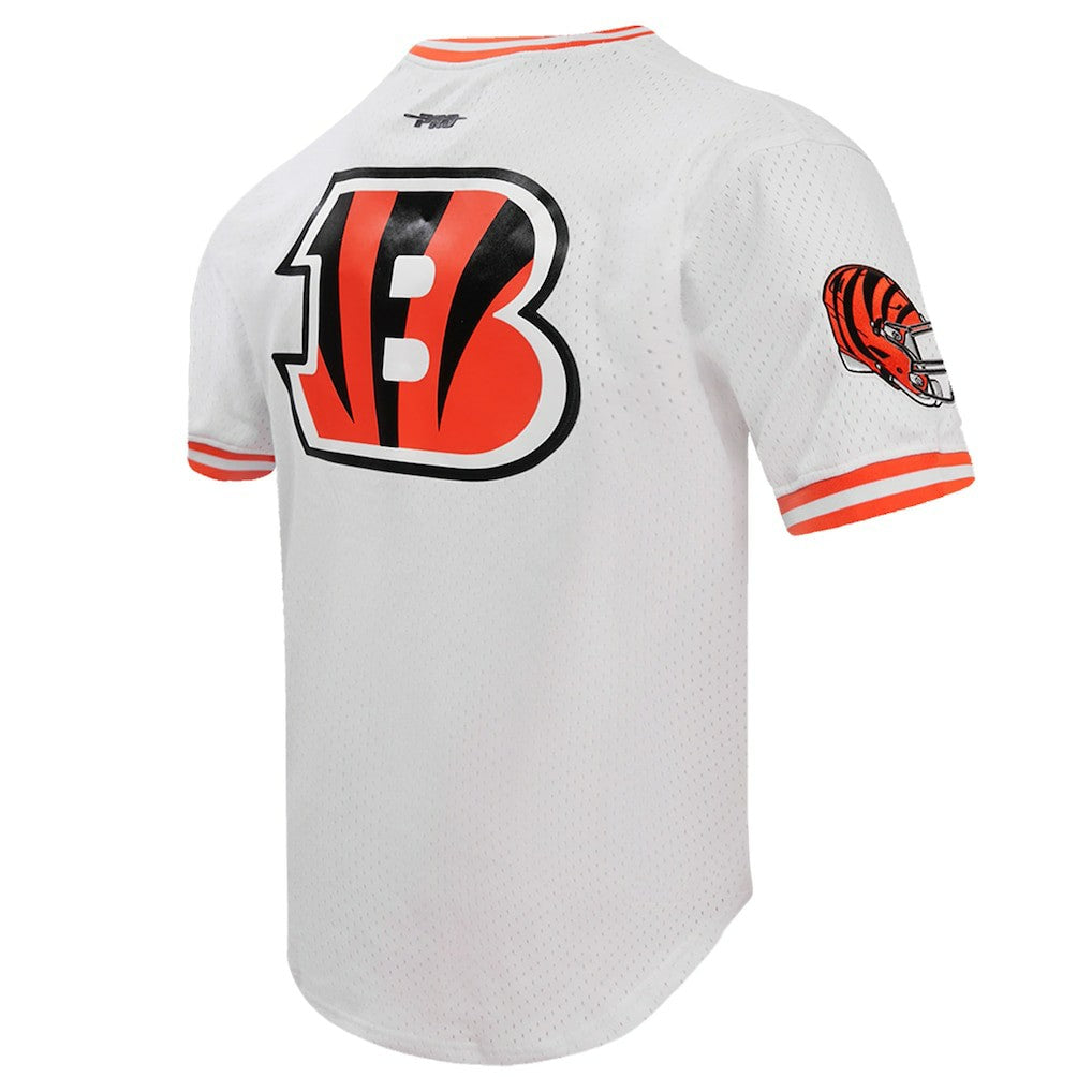 Joe Burrow  Pro Standard Player Name & Number Mesh T-Shirt - Cincinnati Bengals