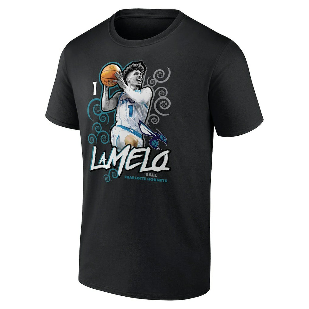 NBA LaMelo Ball Charlotte Hornets Player Name & Number Competitor T-Shirt