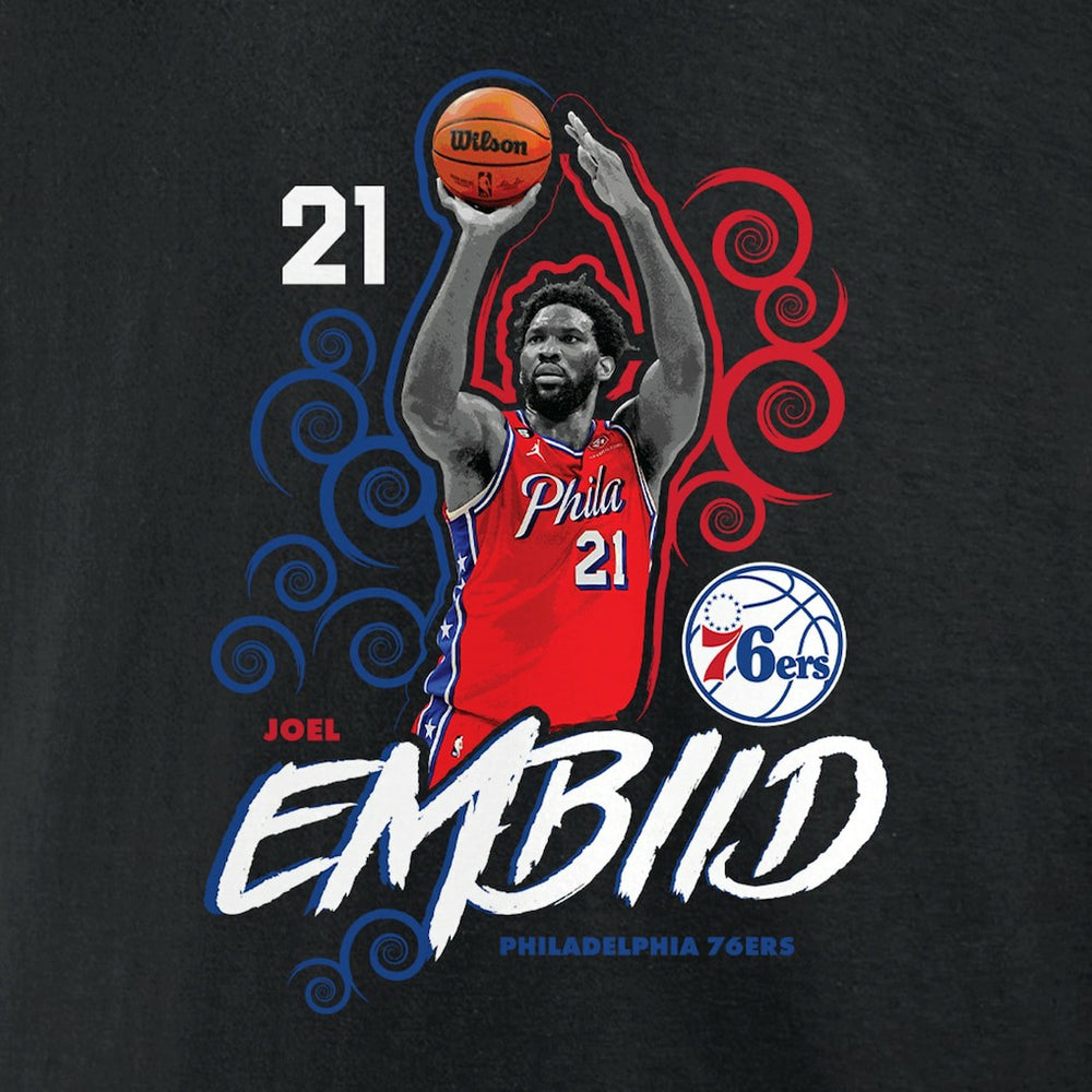 NBA Joel Embiid Philadelphia 76ers Competitor T-Shirt