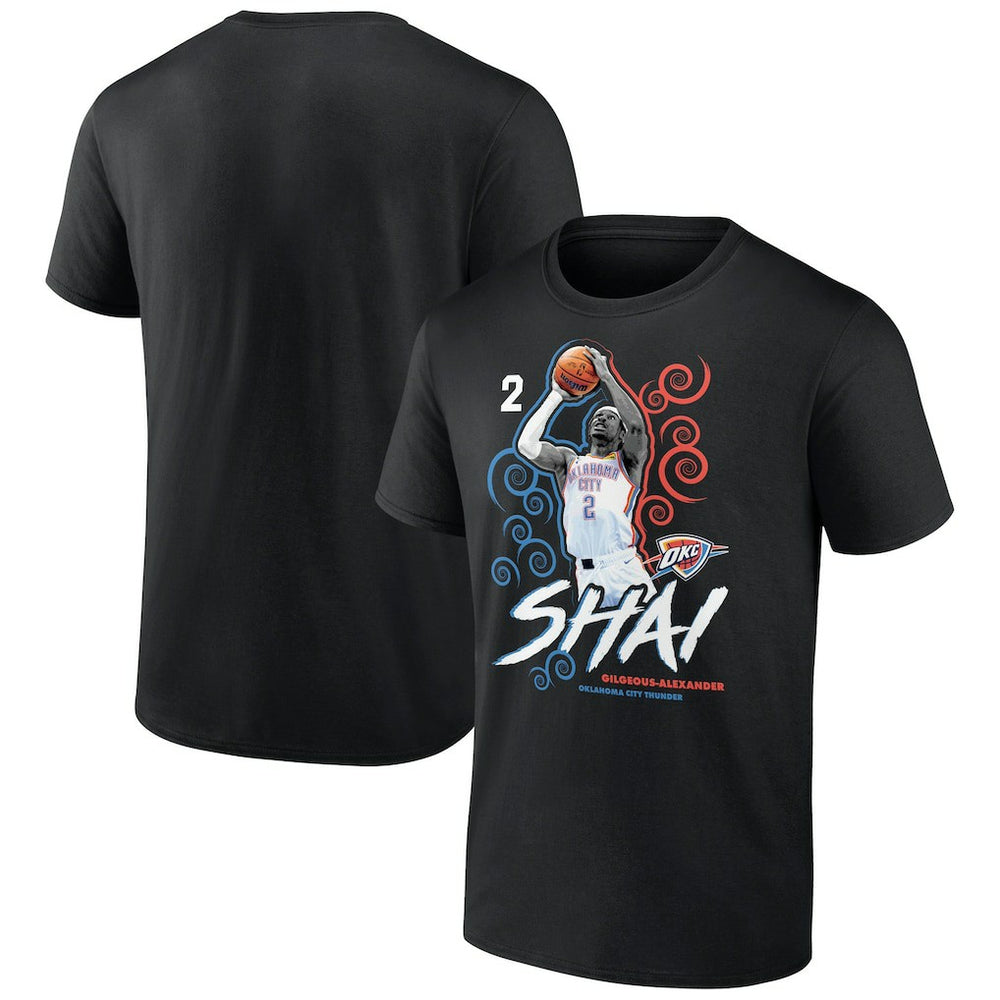 NBA Shai Gilgeous-Alexander Oklahoma City Thunder Competitor T-Shirt