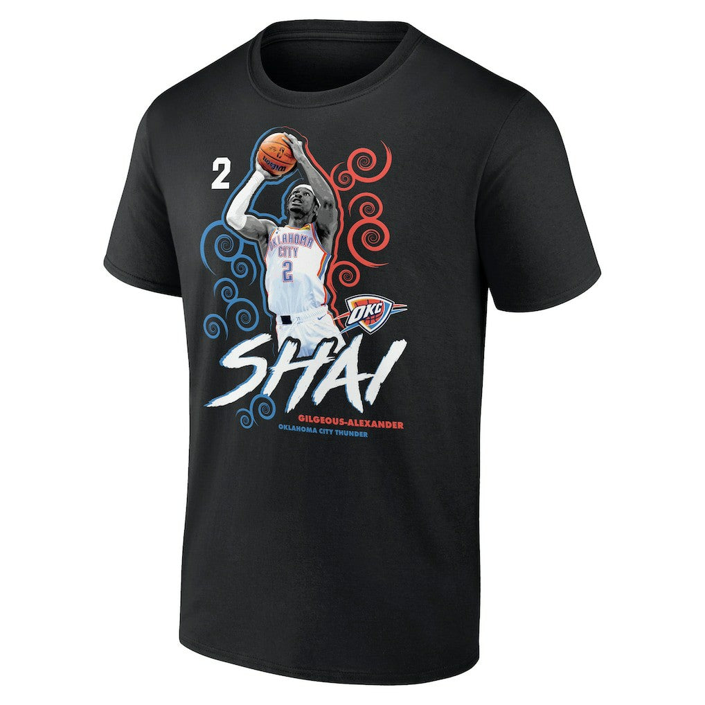 NBA Shai Gilgeous-Alexander Oklahoma City Thunder Competitor T-Shirt