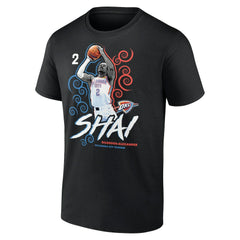 NBA Shai Gilgeous-Alexander Oklahoma City Thunder Competitor T-Shirt