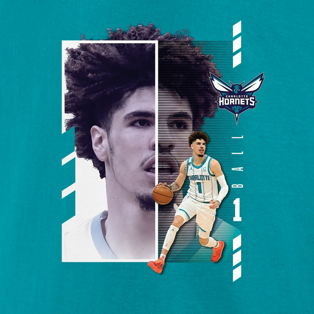 NBA LaMelo Ball Charlotte Hornets Jump Pass T-Shirt