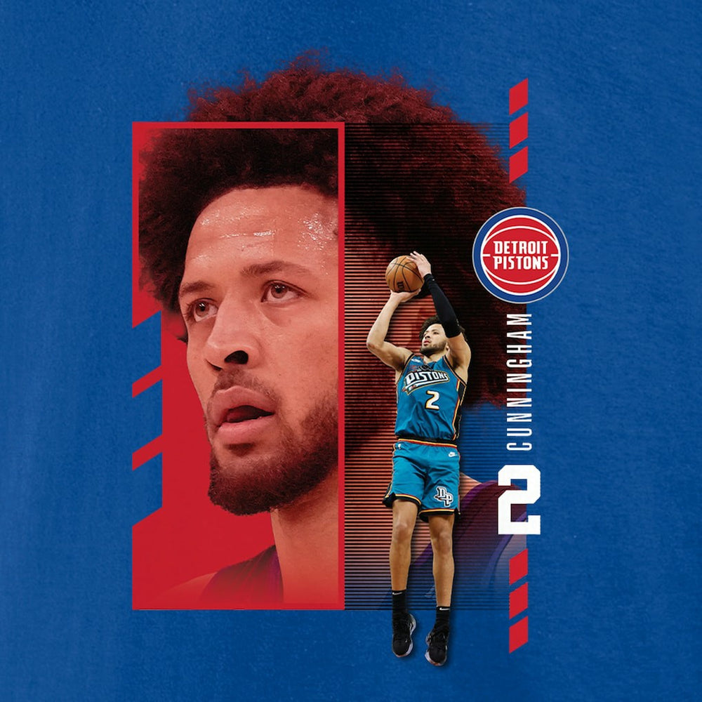 NBA Cade Cunningham Detroit Pistons Jump Pass T-Shirt sale
