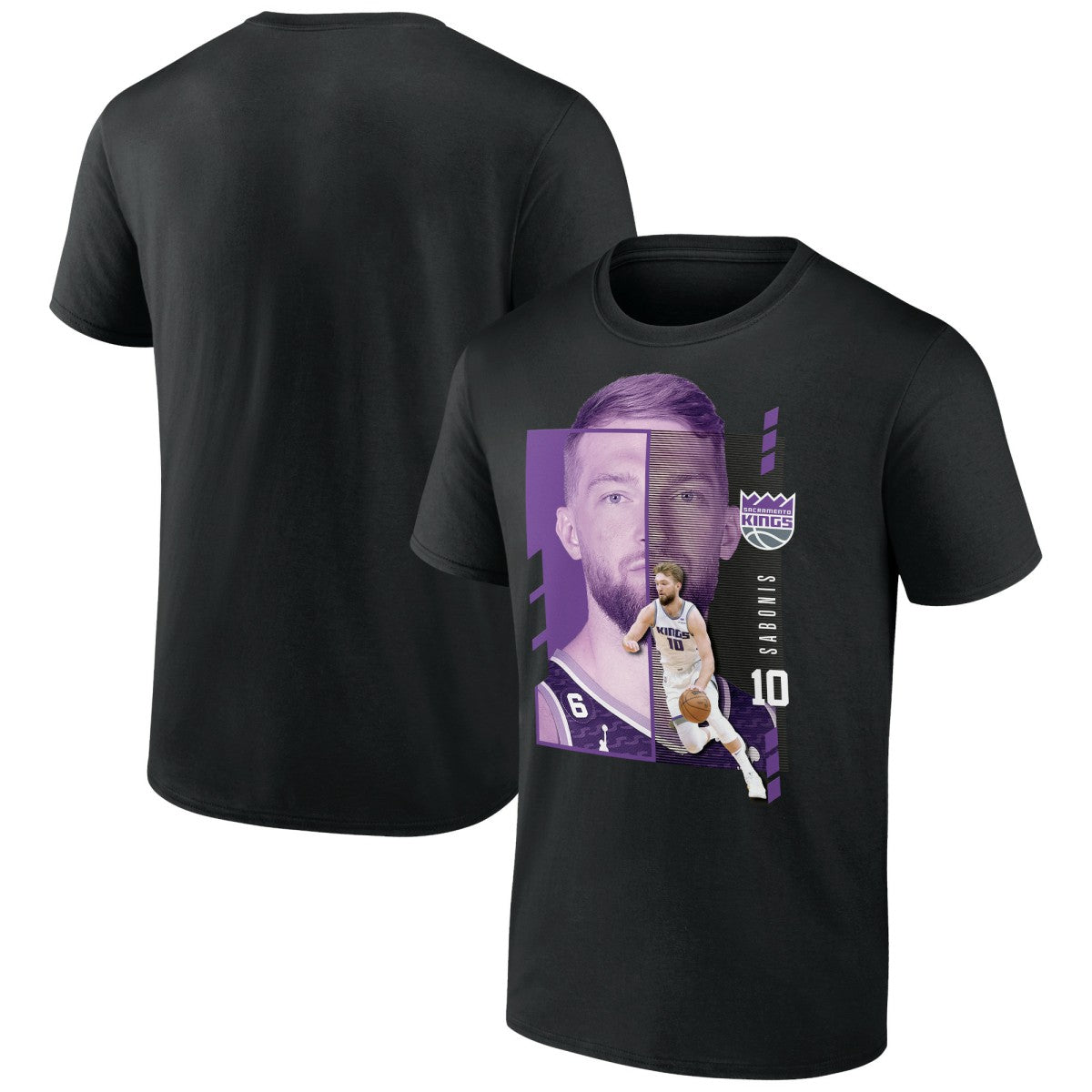 NBA Domantas Sabonis Sacramento Kings Jump Pass T-Shirt