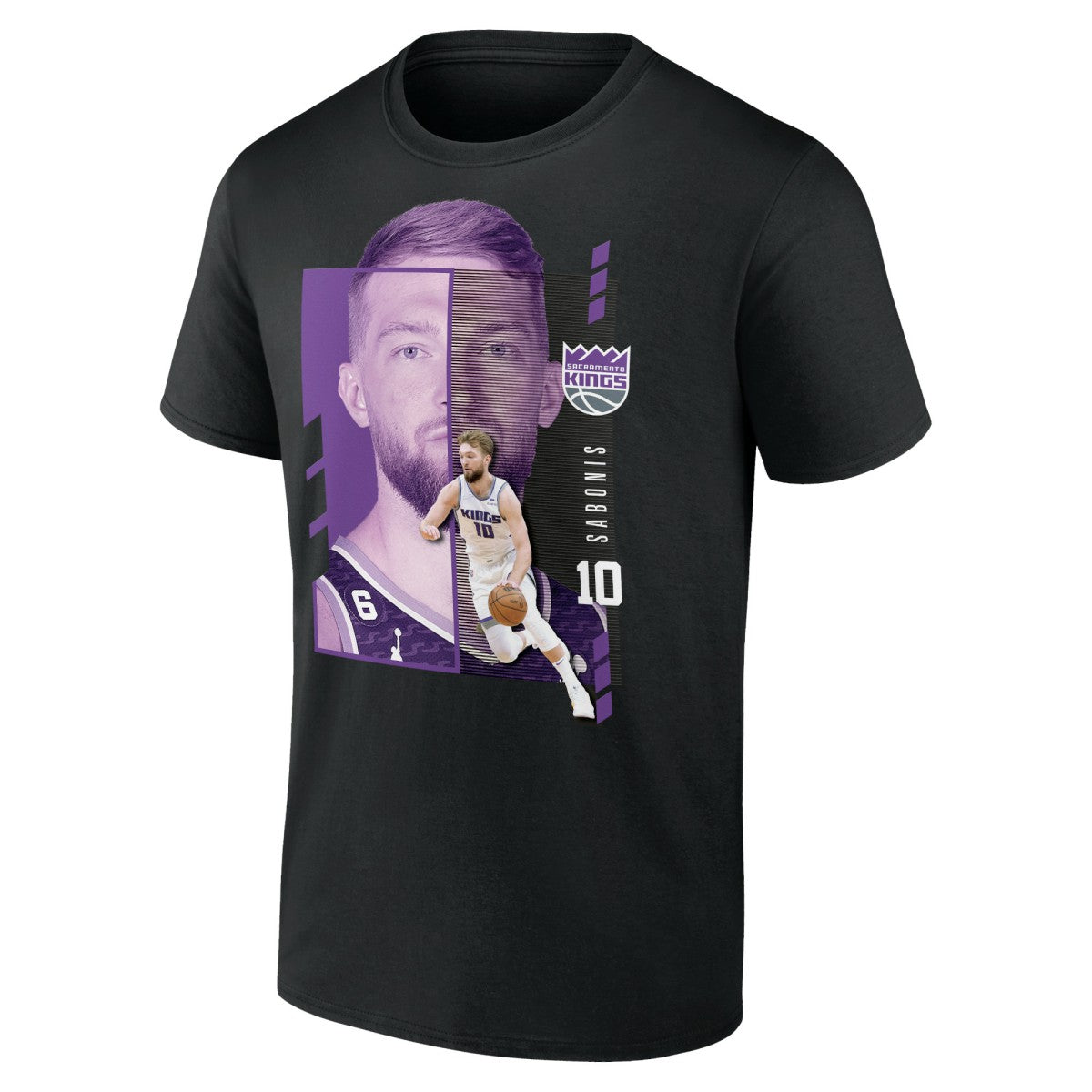 NBA Domantas Sabonis Sacramento Kings Jump Pass T-Shirt
