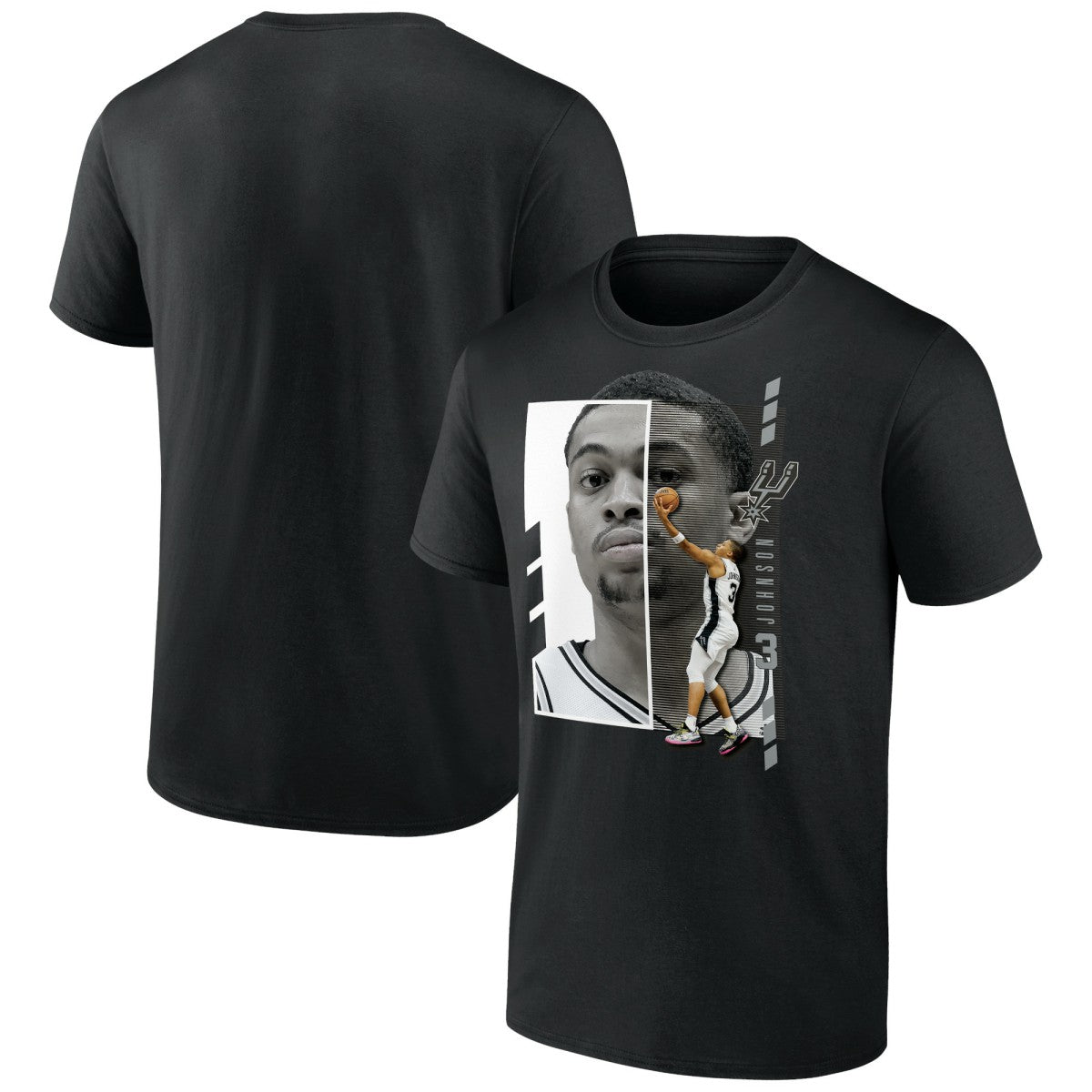 NBA Keldon Johnson San Antonio Spurs Jump Pass T-Shirt