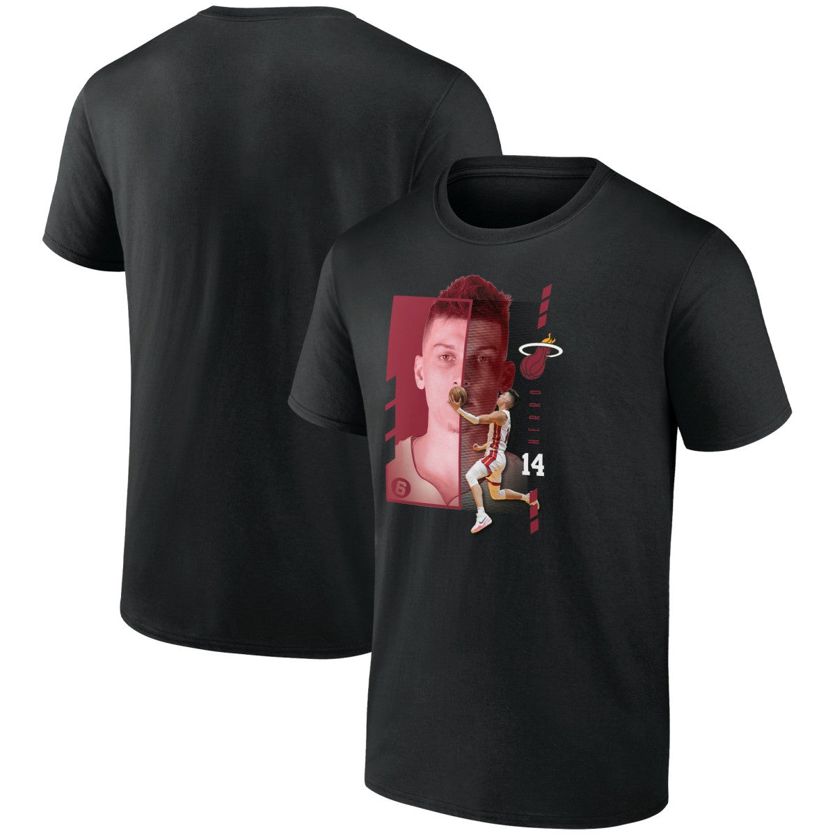 NBA Tyler Herro Miami Heat Jump Pass T-Shirt
