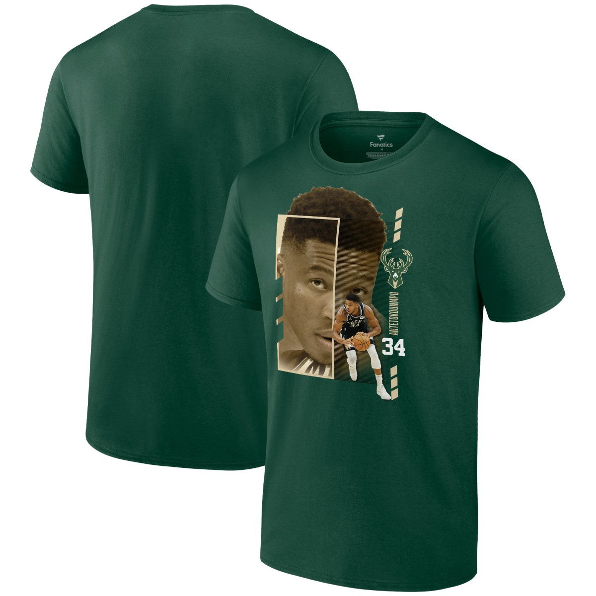 NBA Giannis Antetokounmpo Milwaukee Bucks Jump Pass T-Shirt