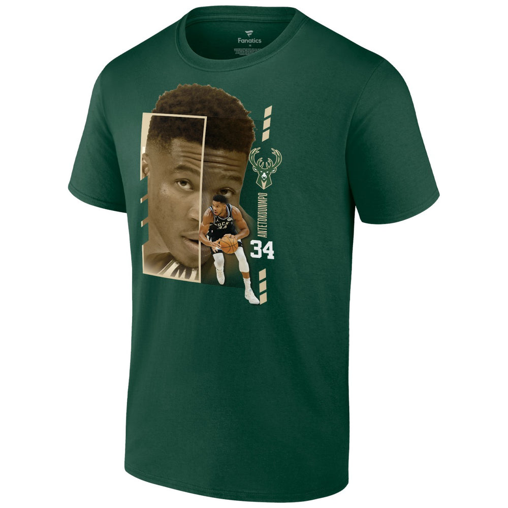 NBA Giannis Antetokounmpo Milwaukee Bucks Jump Pass T-Shirt