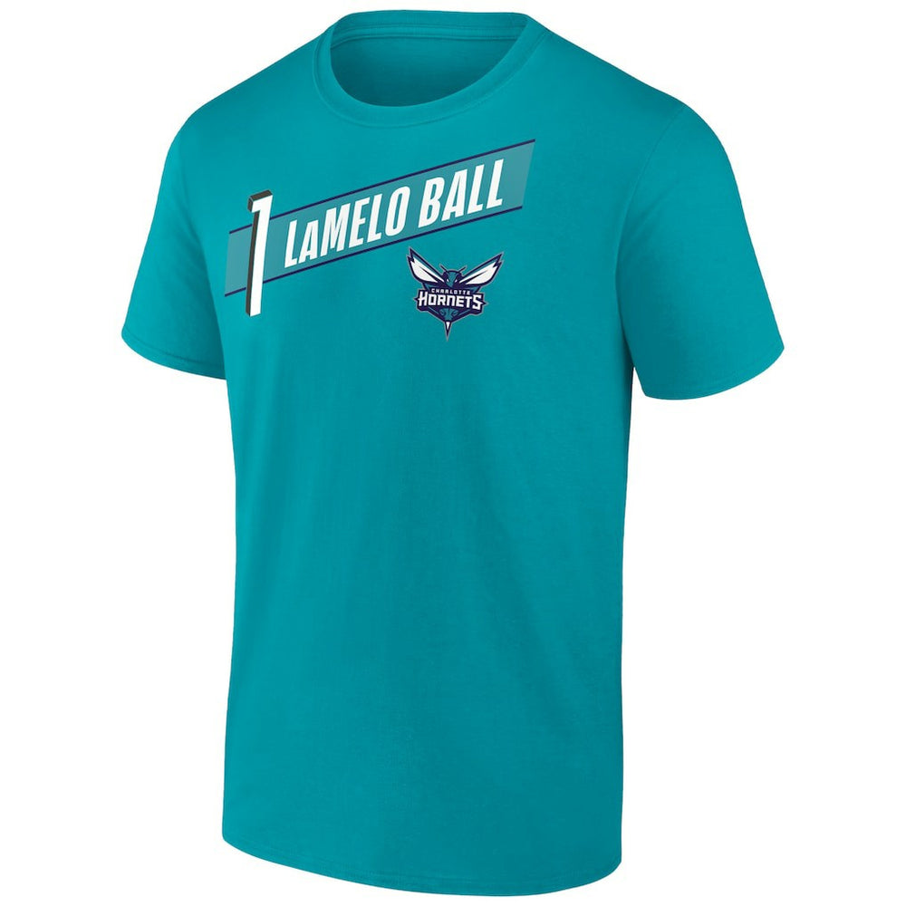 NBA LaMelo Ball Charlotte Hornets Full-Court Press Name & Number T-Shirt