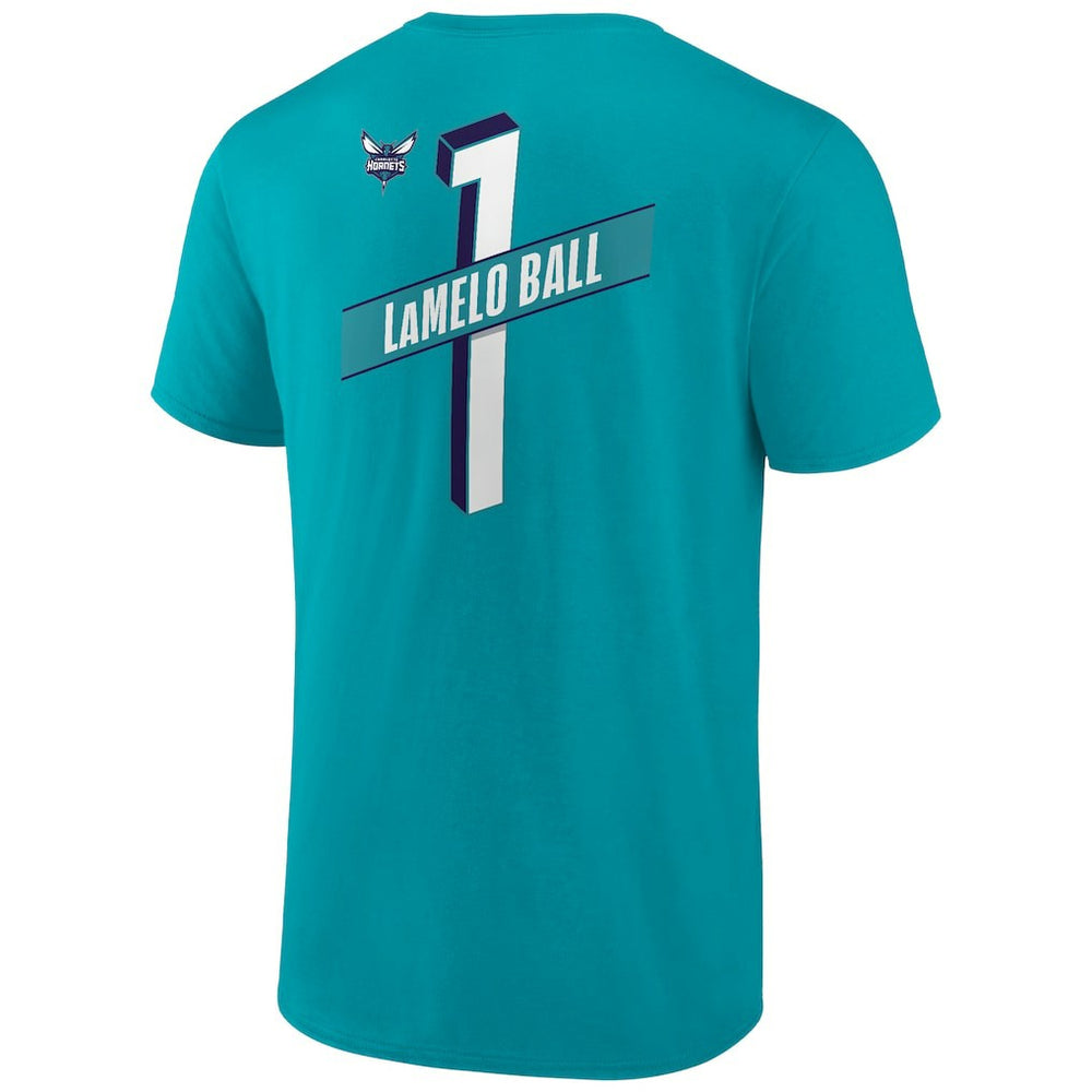 NBA LaMelo Ball Charlotte Hornets Full-Court Press Name & Number T-Shirt