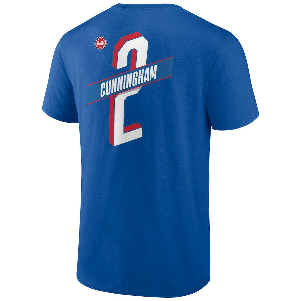 NBA Cade Cunningham Detroit Pistons Full-Court Press Name & Number T-Shirt sale