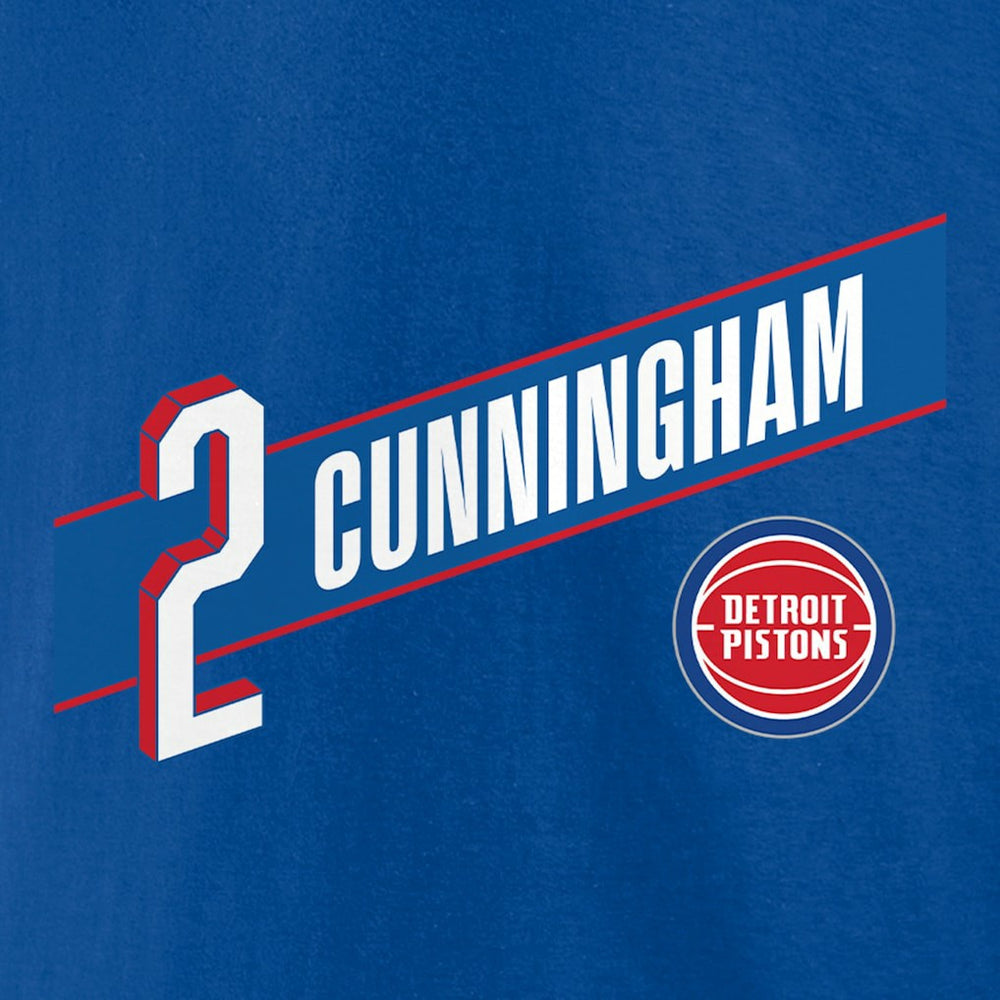 NBA Cade Cunningham Detroit Pistons Full-Court Press Name & Number T-Shirt sale