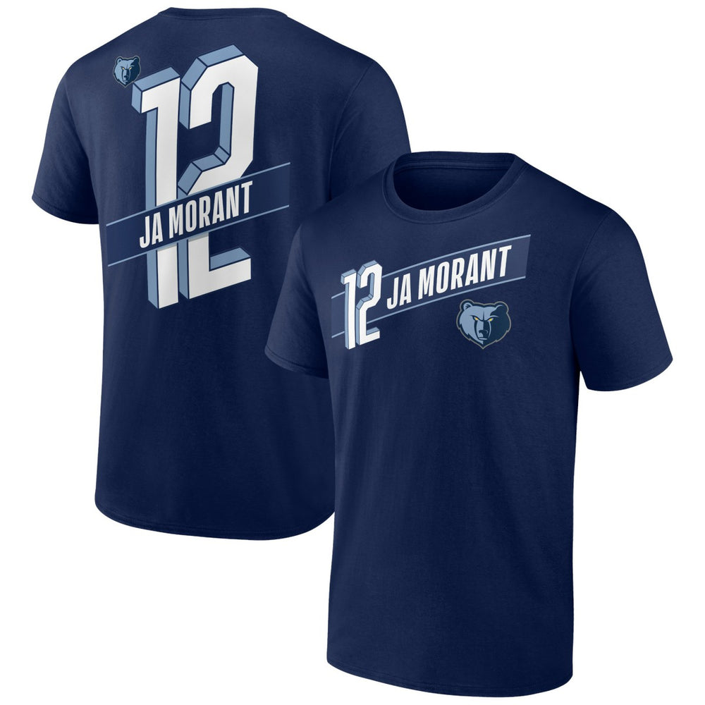 NBA Ja Morant Memphis Grizzlies Full-Court Press Name & Number T-Shirt