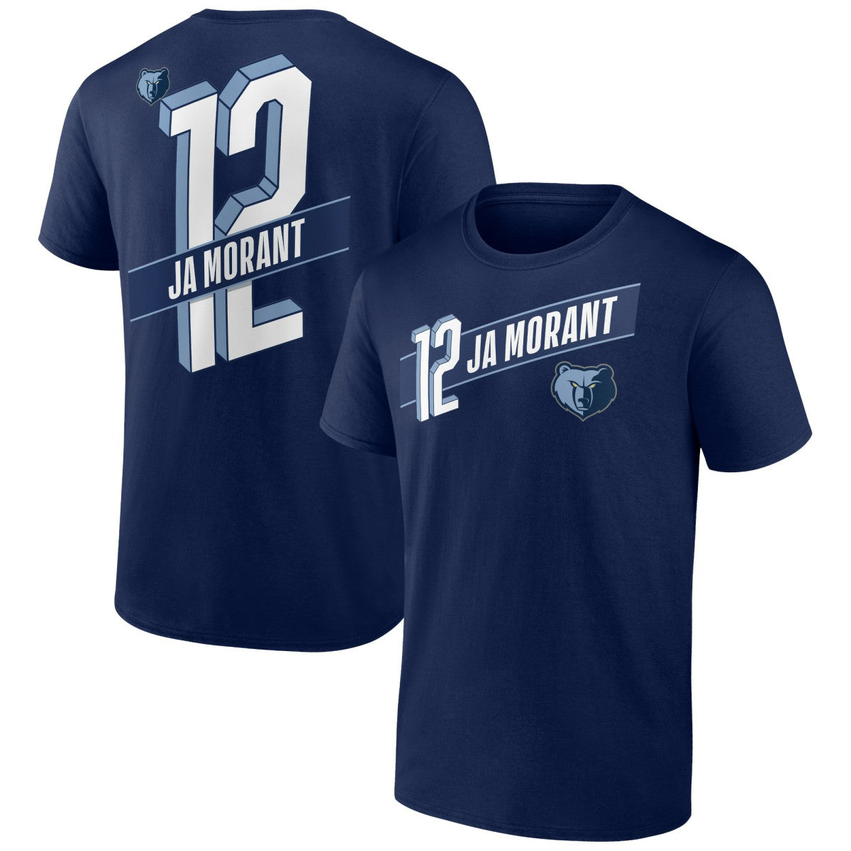 NBA Ja Morant Memphis Grizzlies Full-Court Press Name & Number T-Shirt