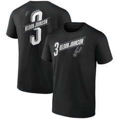 NBA Keldon Johnson San Antonio Spurs Full-Court Press Name & Number T-Shirt