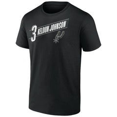 NBA Keldon Johnson San Antonio Spurs Full-Court Press Name & Number T-Shirt