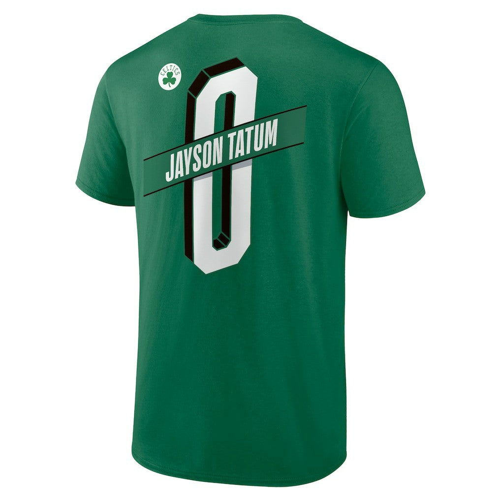 NBA Jayson Tatum Boston Celtics Full-Court Press Name & Number T-Shirt