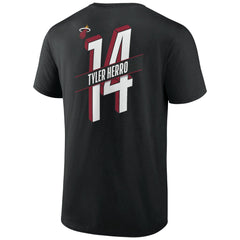NBA Tyler Herro Miami Heat Full-Court Press Name & Number T-Shirt