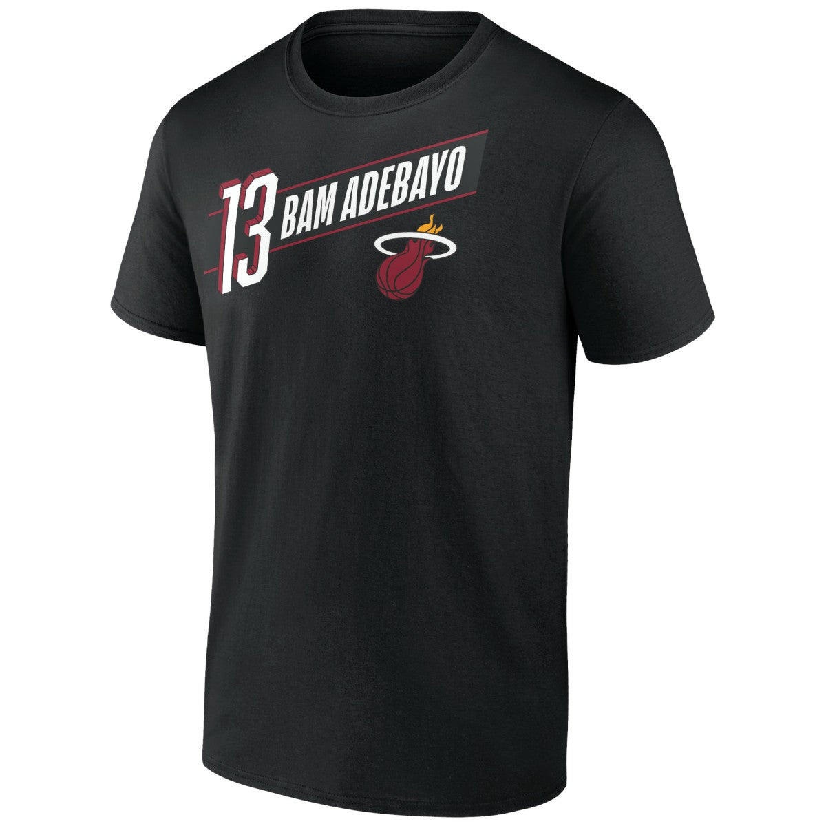 NBA Bam Adebayo Miami Heat Full-Court Press Name & Number T-Shirt