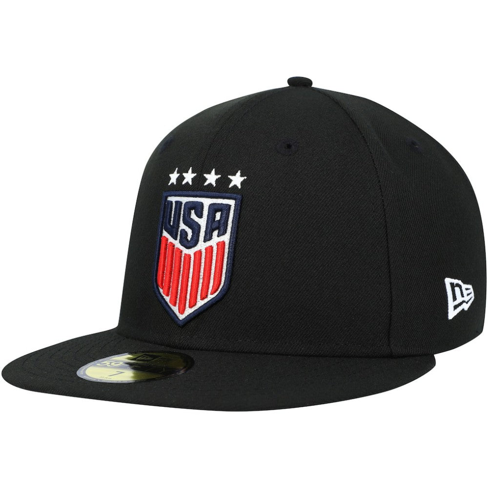 USWNT New Era Team Basic 59FIFTY Fitted Hat - New Era Black