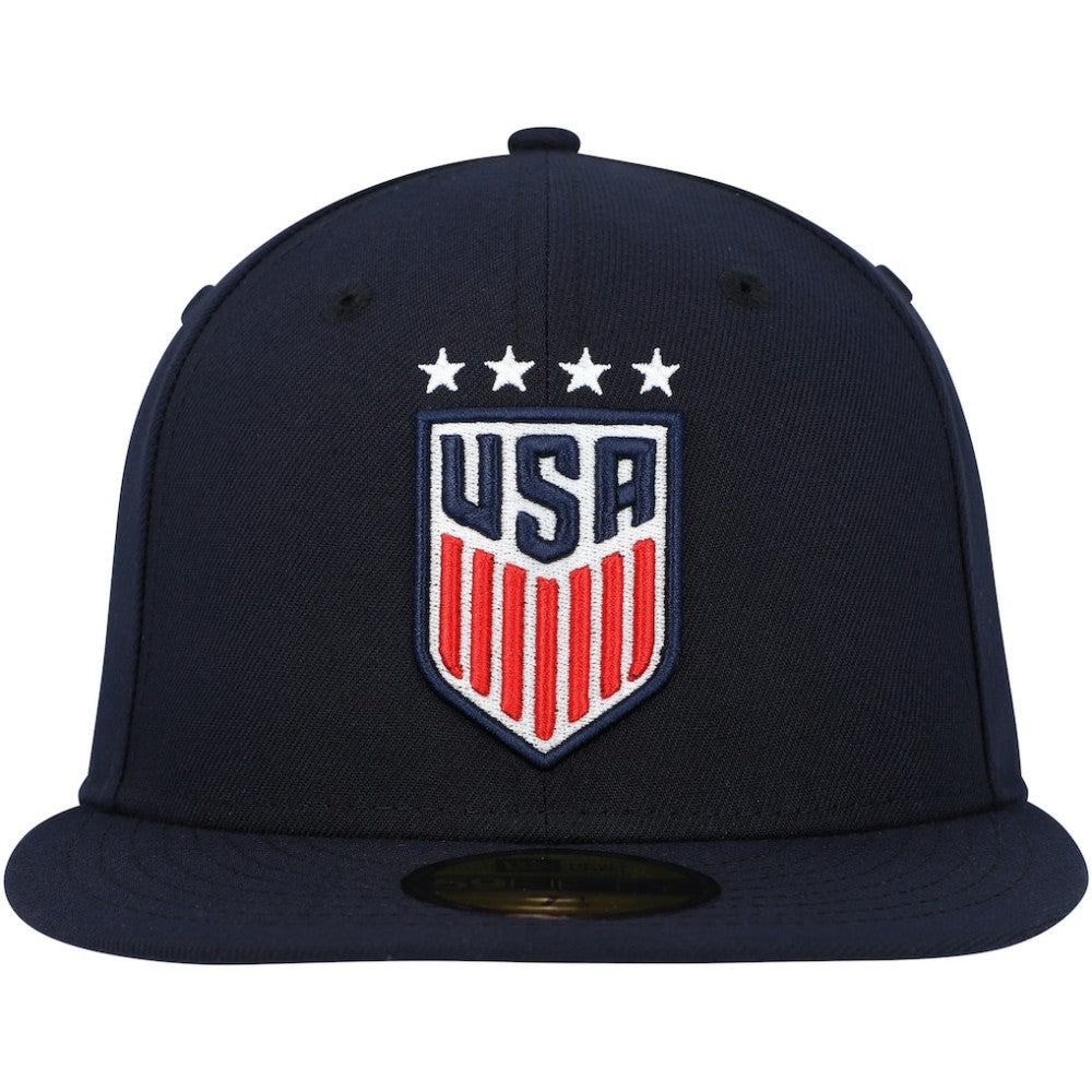 USWNT New Era Team Basic 59FIFTY Fitted Hat - New Era Navy