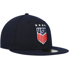 USWNT New Era Team Basic 59FIFTY Fitted Hat - New Era Navy