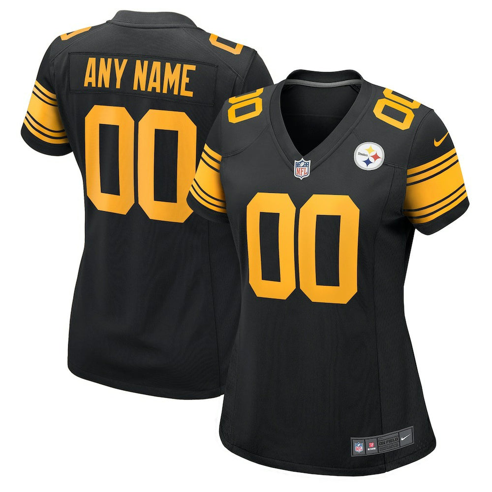 Women's Alternate Custom Game Jersey - Pittsburgh Steelers