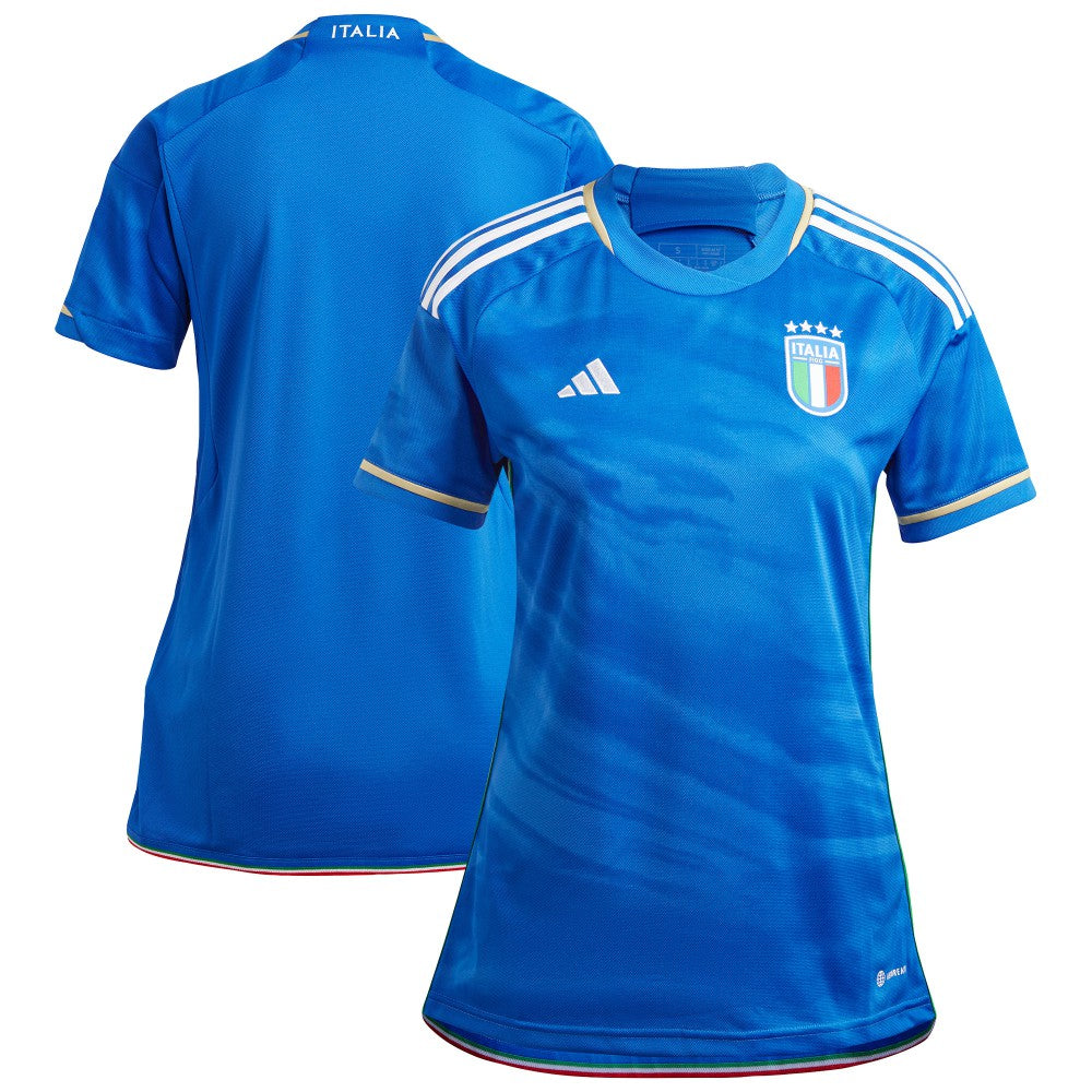 Italy National Team Women's 2023 Home Replica Jersey - Adidas Blue