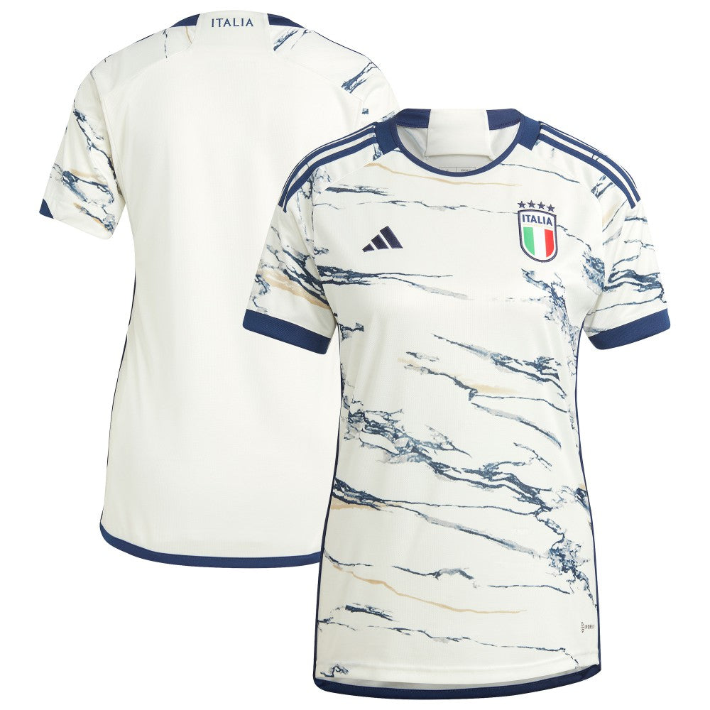 Italy National Team Women's 2023 Away Replica Jersey - Adidas White