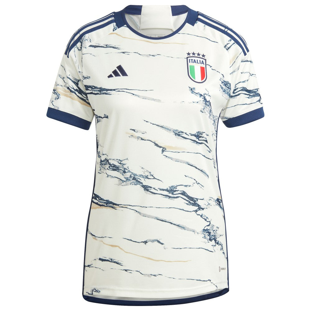 Italy National Team Women's 2023 Away Replica Jersey - Adidas White