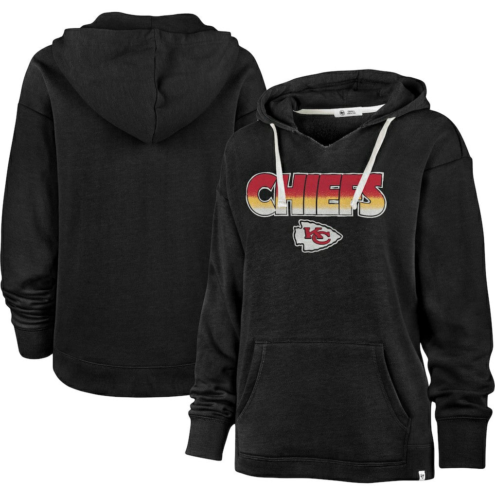 '47 Women's Color Rise Kennedy Pullover Hoodie - Kansas City Chiefs